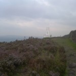 Photo of the trog point on Longridge Fell