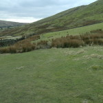 My route skirting the slopes, nice and gentle...